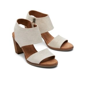 Toms Majorca Cutout Heeled Sandal - Size 8.5